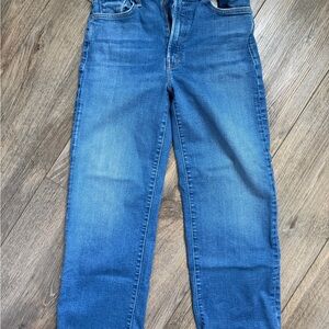 MOTHER Classic Indigo Straight Leg Jeans